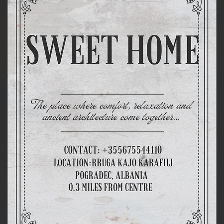 Sweet Home Pogradec Exteriér fotografie
